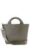 Naghedi St. Barths Small Woven Tote Bag In Laurel
