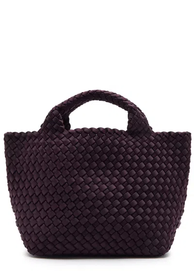 Naghedi St Barths Small Woven Tote In Gold