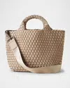 Naghedi St. Barths Small Woven Tote Bag In Cashmere