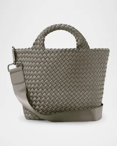 Naghedi St. Barths Small Woven Tote Bag In Laurel