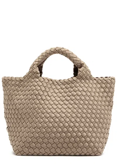 Naghedi St Barths Small Woven Tote In Beige