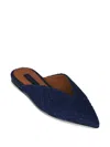 Naghedi Strada Pointed-toe Mules In Blue
