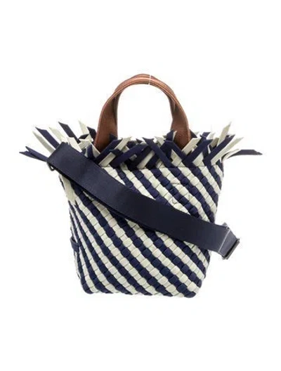 Pre-owned Naghedi Top Handle Bag In Gray