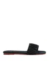 Naghedi Women's Athens Slide Sandals In Onyx