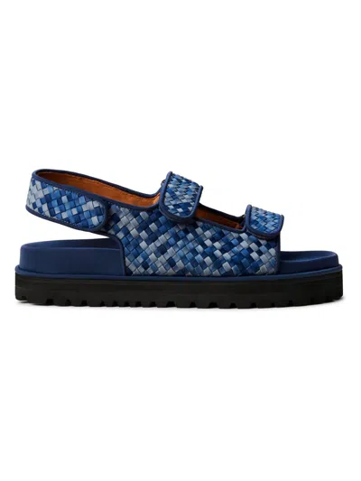 Naghedi Women's Catalina Watercolor Sandals In Blue