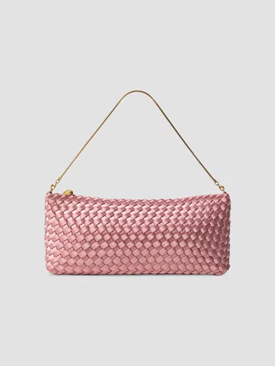 Naghedi Women's Gala Satin Clutch Bag In Flor