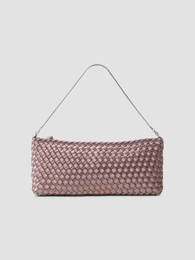 Naghedi Women's Gala Satin Clutch Bag In Lavender