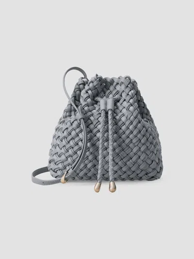 Naghedi Women's Gramercy Double Weave Bucket Bag In Marina