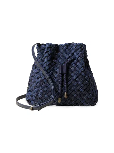 Naghedi Women's Gramercy Double Weave Bucket Bag In Purple