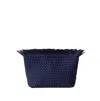 Naghedi Women's Havana Clutch Bag In Ink Blue In Blue