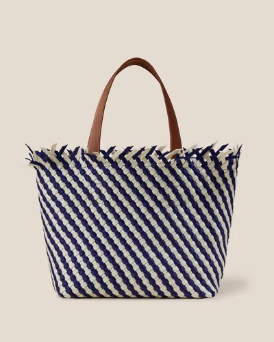 Naghedi Women's Havana Striped Tote In Venice In Multi