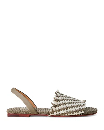 Naghedi Women's Havana Woven Sandals In Carrara