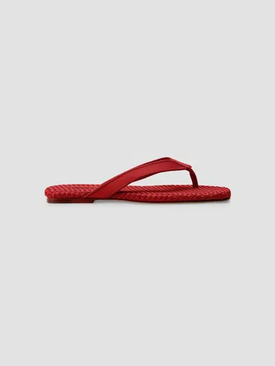Naghedi Women's Hydra Flip Flops In Rosso