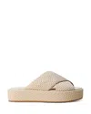 Naghedi Women's Laguna Platform Sandals In Ecru