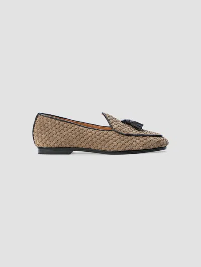 Naghedi Women's Lucca Belgian Suede Loafers In Cashmere