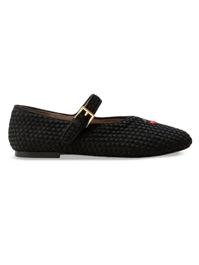 Naghedi Women's Marais Cherry Mary Jane Flats In Black
