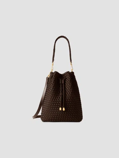 Naghedi Women's Mercer Large Bucket Bag In Chocolate