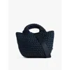 Naghedi St. Barths Woven Top-handle Tote Bag In Blue