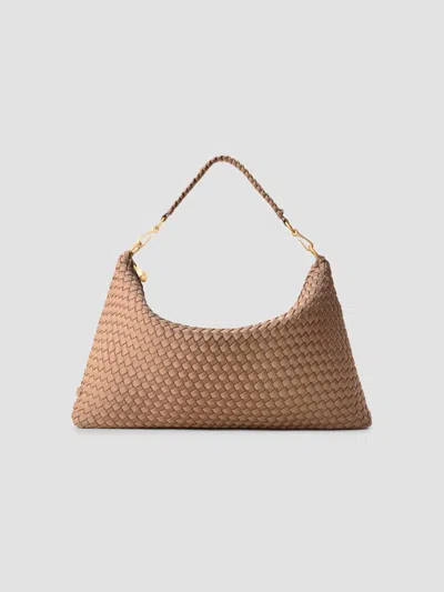 Naghedi Women's Porto Medium Half-moon Shoulder Bag In Seychelles