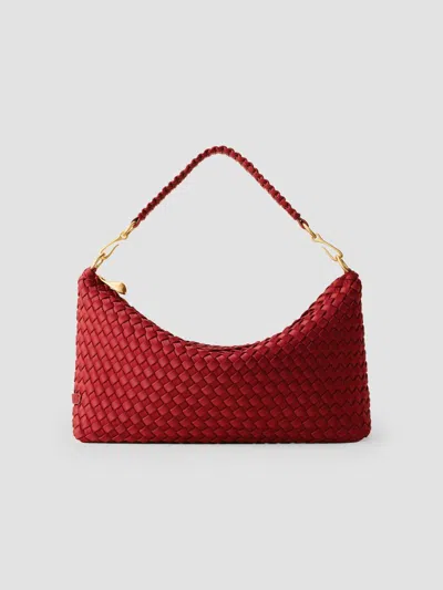Naghedi Women's Porto Small Half-moon Shoulder Bag In Rosso
