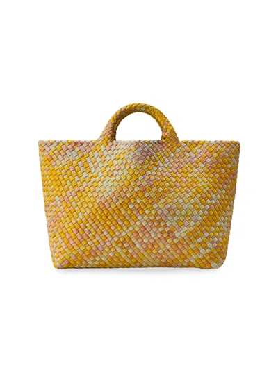 Naghedi Women's St. Barths Large Watercolor Tote Bag In Yellow
