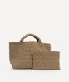 Naghedi Women's St. Barths Medium Woven Tote Bag Cashmere