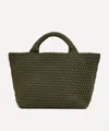 Naghedi Women's St. Barths Medium Woven Tote Bag Olive