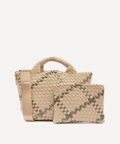 Naghedi Women's St. Barths Mini Plaid Woven Tote Bag