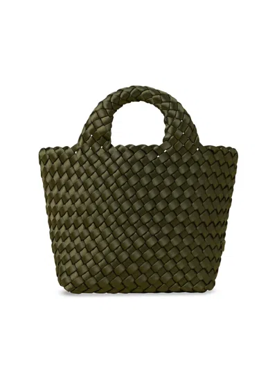 Naghedi Women's St. Barths Petit Satin Tote Bag In Green