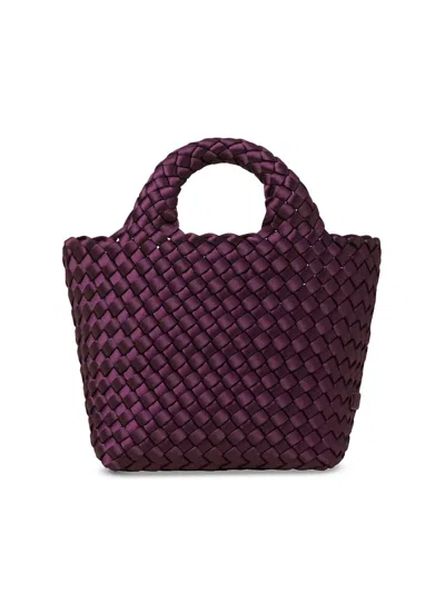 Naghedi Women's St. Barths Petit Satin Tote Bag In Purple