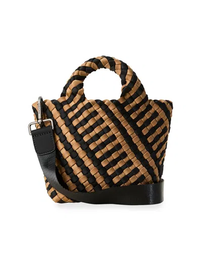 Naghedi Women's St. Barths Petit Striped Geo Tote Bag