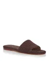 Naghedi Women's St. Barths Slide Sandals In Brown