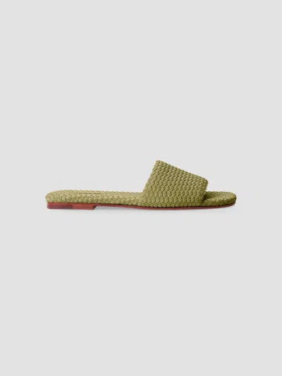 Naghedi Women's St. Barths Slide Sandals In Green