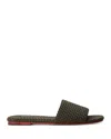 Naghedi Women's St Barths Slide Sandals In Olive