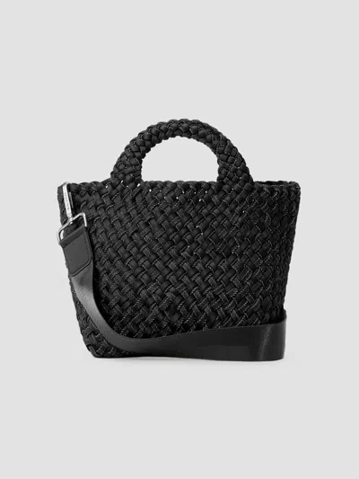 Naghedi Women's St. Barths Small Double Weave Tote Bag In Jet