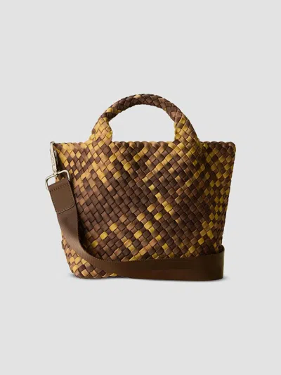 Naghedi Women's St. Barths Small Watercolor Top Handle Bag In Tortoiseshell