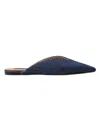 Naghedi Strada Pointed-toe Mules In Blue