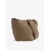 Naghedi Womens Laguna Woven Crossbody Bag Cashmere In Cashmere