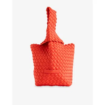 Naghedi Womens Kyoto Small Woven Clutch Ipanema