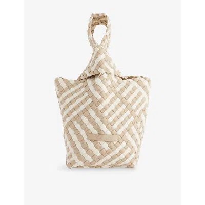 Naghedi Womens Kyoto Woven Clutch Mykonos