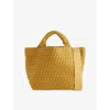 Naghedi Womens Citrine St Barths Small Woven Tote Bag In Yellow