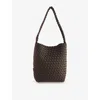 Naghedi Womens Napa Nomad Small Woven Tote Bag