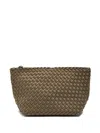 Naghedi Woven Cosmetic Case In Neutral