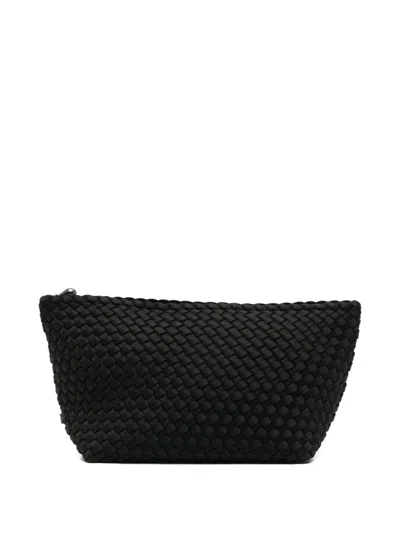Naghedi Woven Make Up Bag In Black