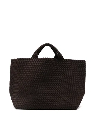Naghedi Woven Tote Bag In Brown