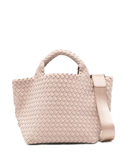 Naghedi Woven Tote Bag In Pink