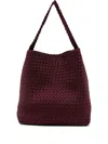 Naghedi Woven Tote Bag In Red