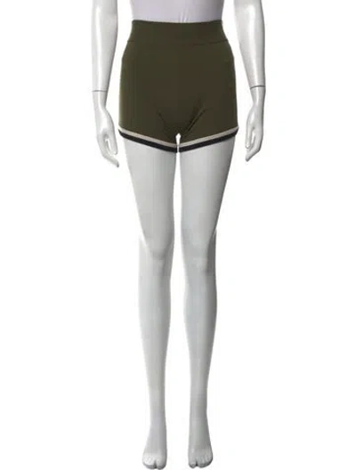 Pre-owned Nagnata Merino Wool Mini Shorts In Green