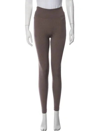 Pre-owned Nagnata Merino Wool Striped Lounge Set In Brown