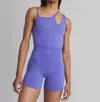 Nagnata Rib Biker Short In Grapemist In Multi
